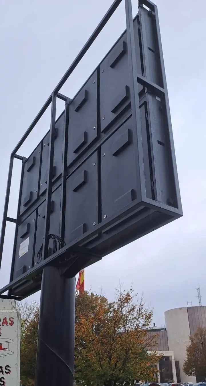 Estructura trasera Panel Led erakar